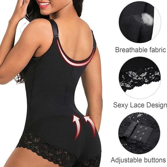 YIANNA Tummy Control 'Fajas Colombianas' Shapewear Bodysuit M *NWT* - Picture 6 of 7